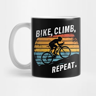 Bike Climb Repeat adventure Mug